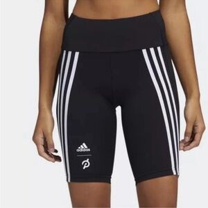 ADIDAS X PELOTON WOMEN'S 9-INCH BIKE SHORTS BLACK XL NWT